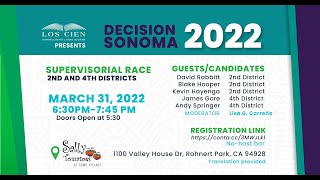 Decision Sonoma 2022 : Supervisorial Race 2nd and 4th Districts