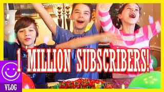 1 MILLION SUBSCRIBERS!!  | SURPRISE YOUTUBER CONGRATULATIONS COLLAB & BALLOON DROP!   KITTIESMAMA