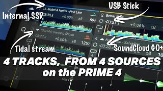 4 tracks, 4 different sources - The best feature update on Engine OS software v1.5? #DenonDJ