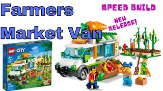 LEGO 60345 City Farmers Market Van Speed Build Review