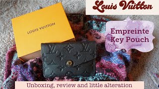 After searching for 2 years, I finally got my hands on the empreinte key  pouch in rose ballerine 💕 my unicorn piece! : r/Louisvuitton