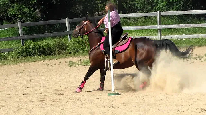 Cathy Coburn PoleBending - Silver Spur June 19th,2...