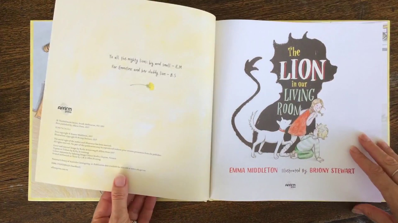 Emma Reads The Lion In Our Living Room