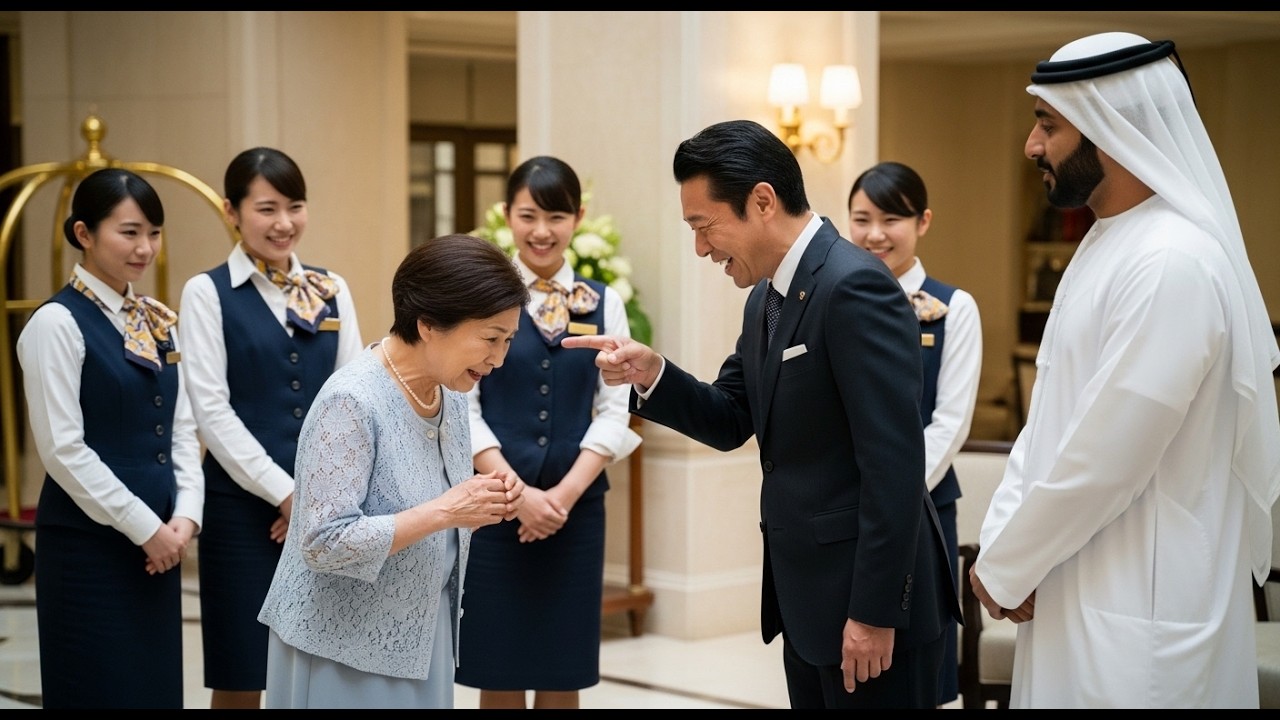 高級ホテルで清掃員のお婆さんを見下した支配人。しかし、彼女が流暢なアラビア語を話し始めた瞬間、全員が驚愕した…