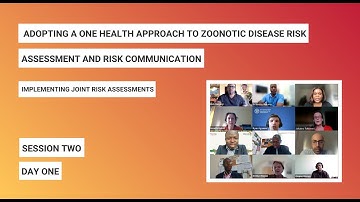 Adopting a One Health approach to Zoonotic disease risk assessment & risk communication - session 2