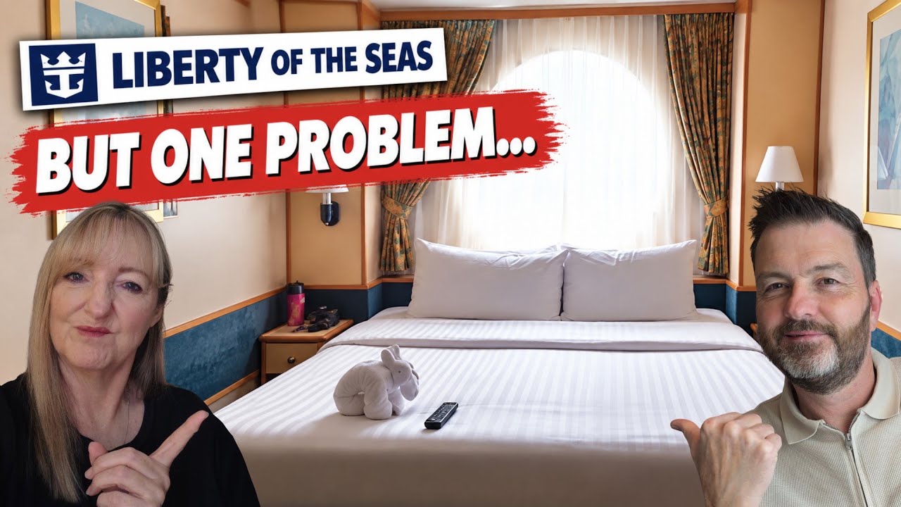 Outside / Ocean View Cabin TOUR & Room Review - Royal Caribbean Liberty of the Seas