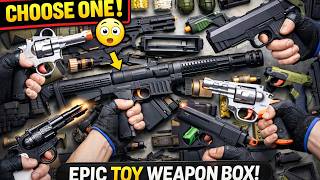 Huge Toy Gun Box! You Can Only Pick ONE… 😳🔥