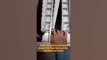 Koller 5 tons ice cube machine PLC control system crystal cubic ice #icemakingmachinefactory