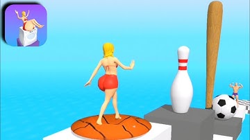 SQUEEZY GIRL 👩‍🦰🍌🍉 All Levels Gameplay Walkthrough Android,iOS New Level 54