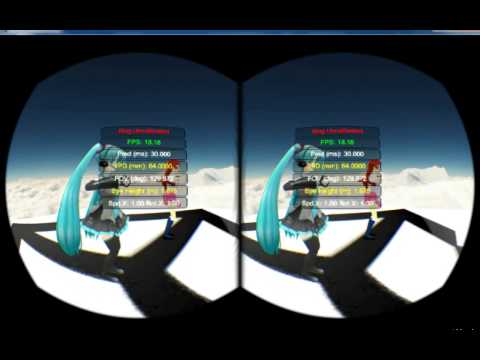 Unity+OculusRift+MMD4Mecanimで麗華様とらぶちゃん