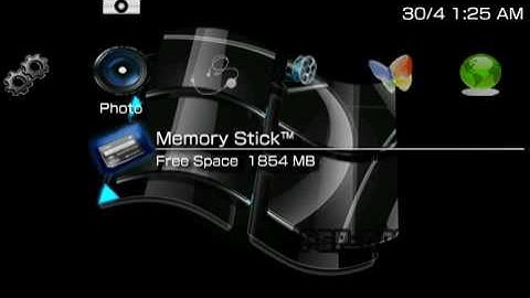 PSP Theme 3d theme transperent PSP-Themes.NET