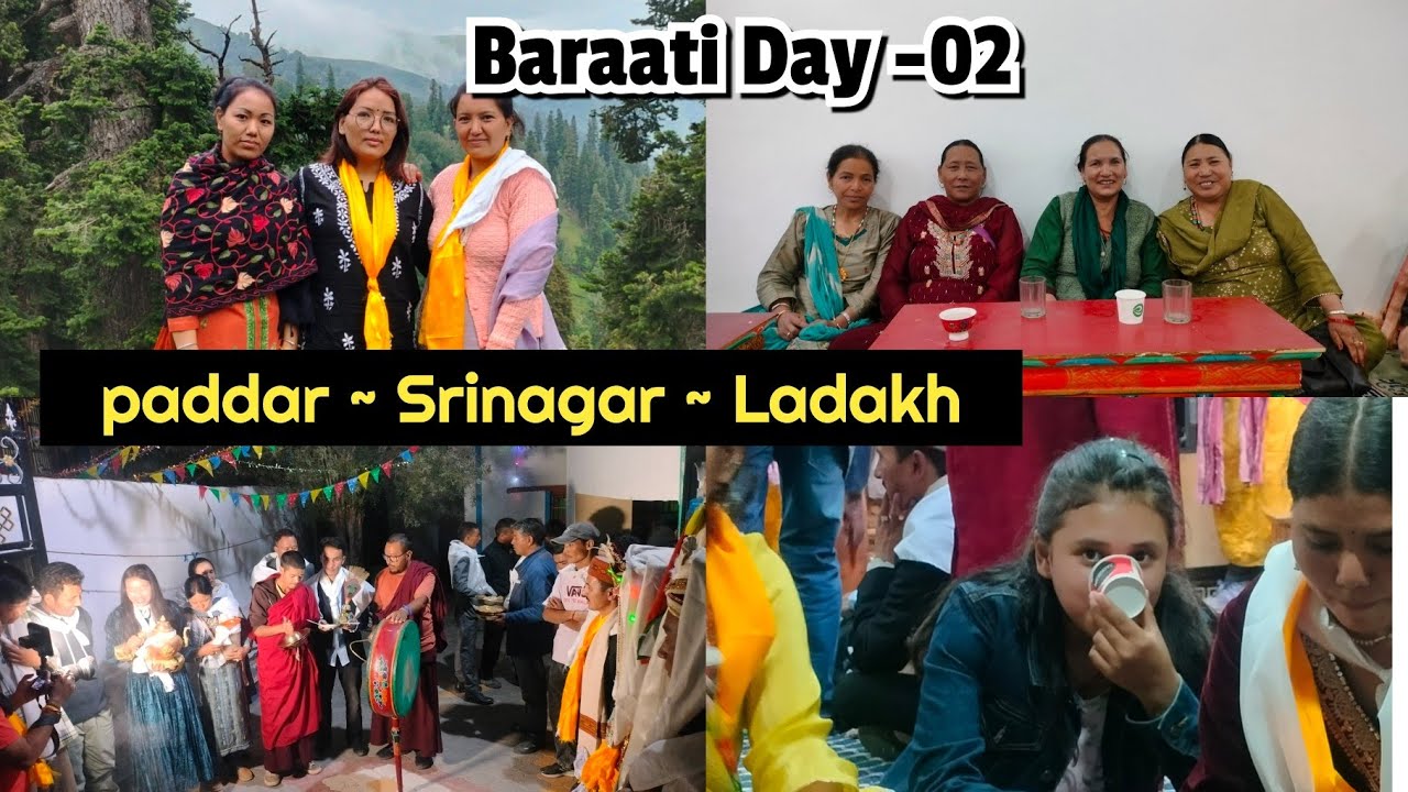 Baraati Day -02 // Paddar ~ Srinagar ~ Ladakh // Cousin Wedding 🤌