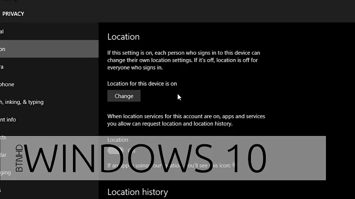 How To Disable or Configure Location Tracking in Windows 10