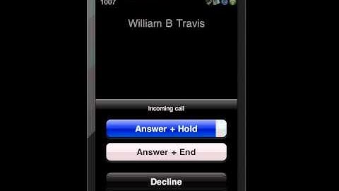 ShoreTel iPhone Mobility Client | Call Control