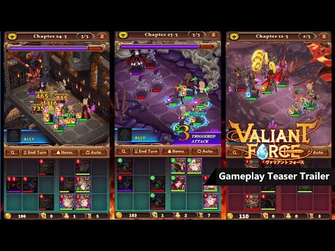 Valiant Force - Gameplay teaser trailer