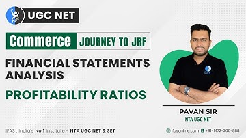 Profitability Ratios in Financial Statements Analysis for UGC NET Commerce