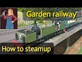 Preparing a garden railway loco for steam