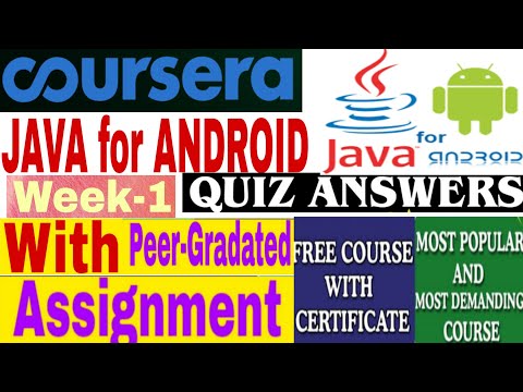coursera java for android assignment answers