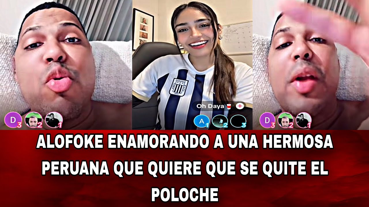 ALOFOKE ENAMORANDO A UNA HERMOSA PERUANA QUE QUIERE QUE SE QUITE EL POLOCHE