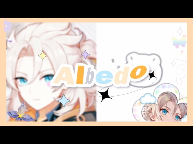 🎍: ALBEDO ☆ !! — manifest albedo subliminal / genshin series 🧃 class=