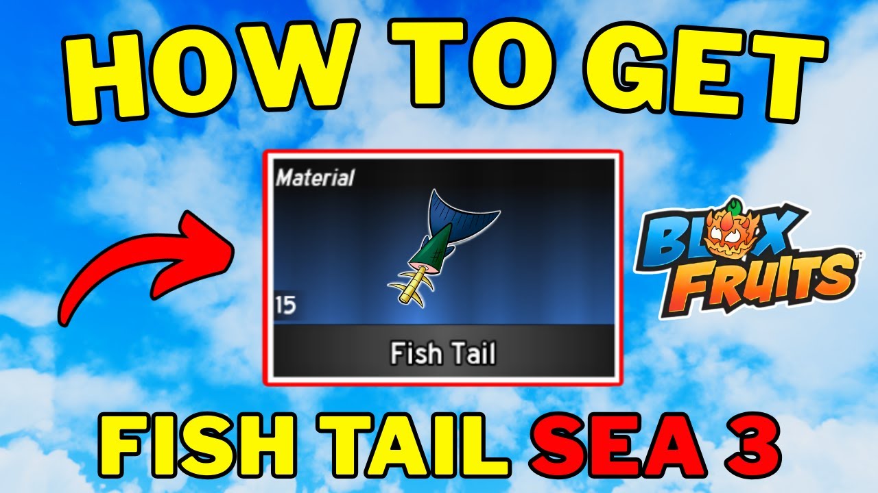 How To Get Fish Tail in Blox Fruits Third Sea | Best Way To Get Fish Tail in Blox Fruits Sea 3