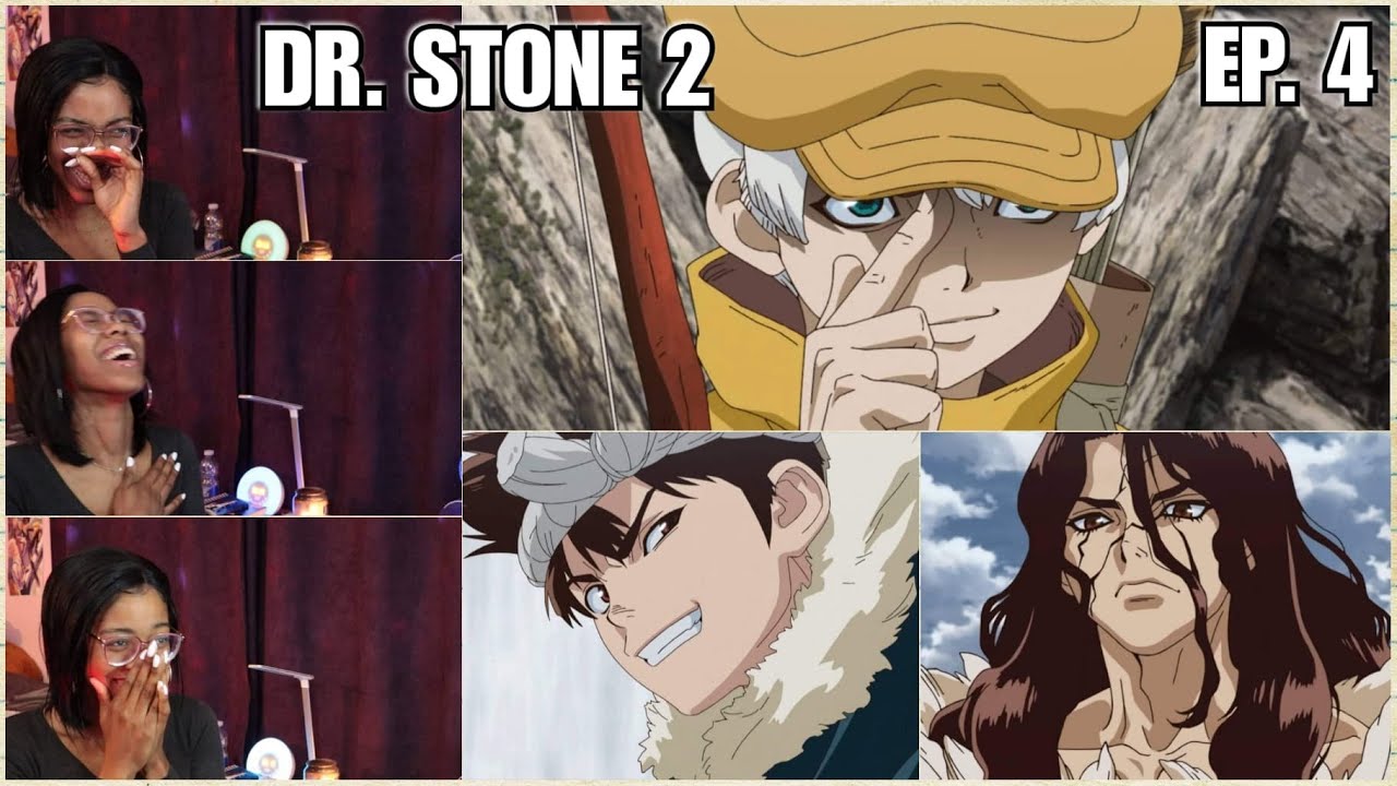 Что он задумал? | Реакция на 4 серию «Каменные войны» ДОКТОРА СТОУНА | Lalafluffbunny