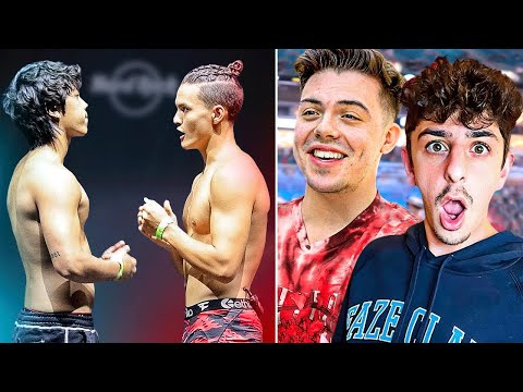 YouTubers React to FaZe Jarvis vs Michael Le Face to Face