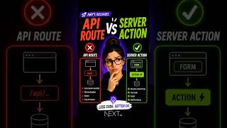 Next.js Route Handler vs Server Action — Same Job, 12 Lines (Short)