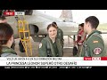 🌍 LA PRINCESA LEONOR VOL&Oacute; UN AVI&Oacute;N F-5 EN SU FORMACI&Oacute;N MILITAR