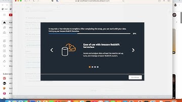 Creating AWS redshift dashboard