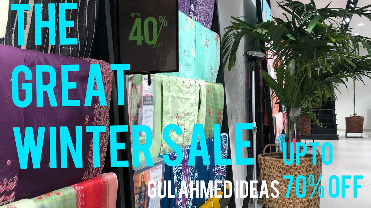 Gul Ahmed 70% OFF Great Winter Sale 2023