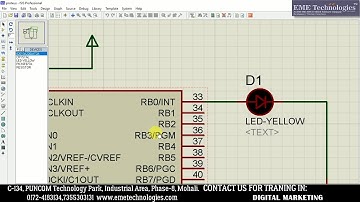 led blinking with pic using keil and mplab