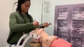 Diversity CRNA Spotlighting Marcia Richard, SRNA @ TCU Simulation Lab