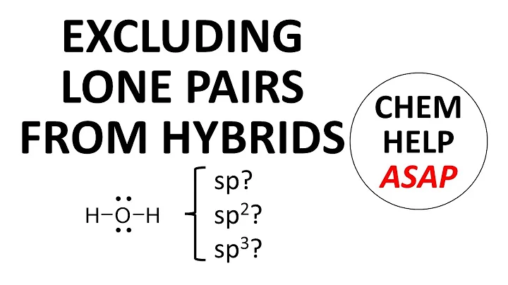 when are lone pairs not in hybrid orbitals?