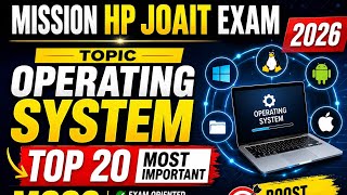 OPERATING SYSTEM  20 MOST IMPORTANT MCQS FOR HP JOAIT IT EXAM 