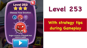 Inside Out Thought Bubbles Level 253 Tips and Strategy Gameplay Walkthrough