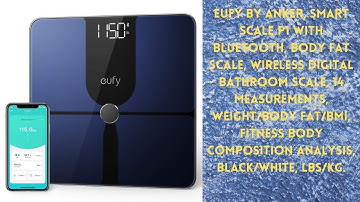 eufy by Anker, Smart Scale P1 with Bluetooth, Body Fat Scale, Wireless Digital Bathroom Scale,