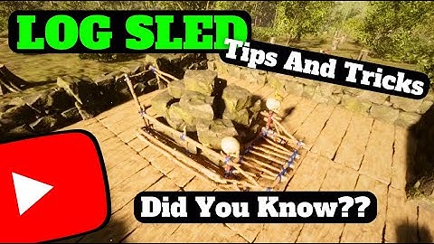 LOG SLED Tips And Tricks.. Must Watch | Sons Of The Forest |  #BaseBuilds #gaming #gameplay