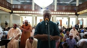 صلاه المغرب الشيخ القارئ عبد الكريم حمادوش  الجزائري حفظه الله من مسجد الرحمة الحمدانية ولاية المدية