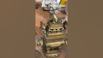 Lư đồng xưa #độclạcầnthơ #phongthuy #doco