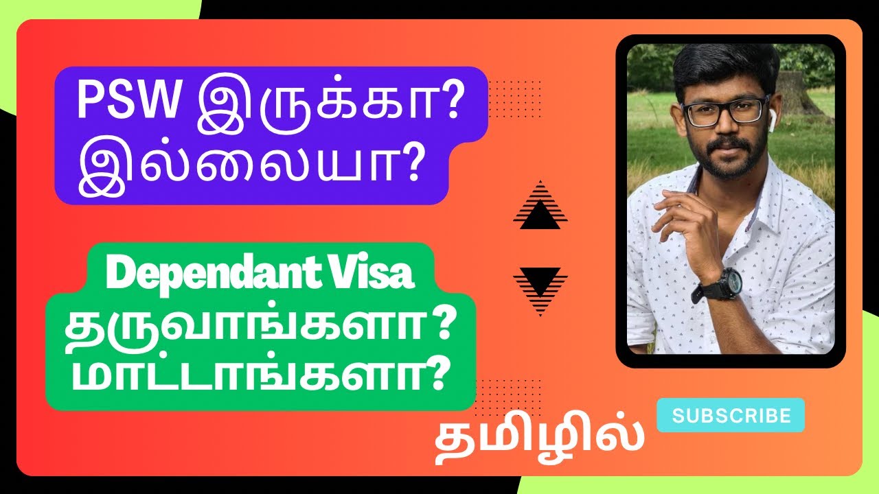 PSW இருக்கா? இல்லையா? | Student Dependant visa to CUTDOWN தமிழில் | VK ...