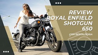 Royal Enfield Shotgun 650  Una moto clásica pura