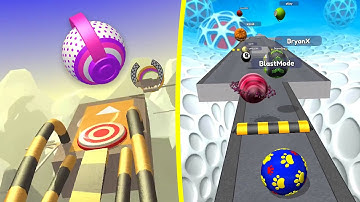 Going Balls Vs Action Balls All Levels Gameplay Android iOS #23