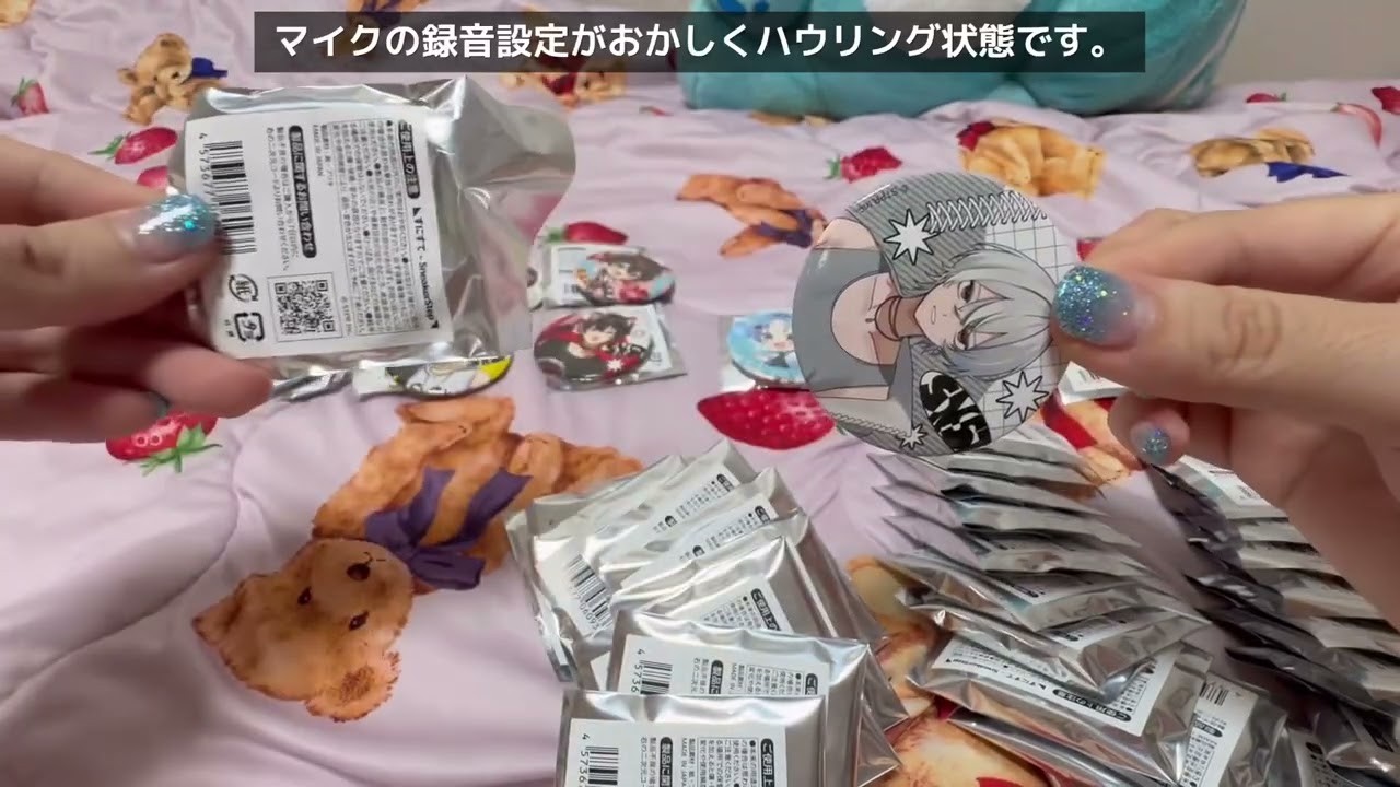 すにすての2025.Summerグッズのランダム缶バッジを謎の43個開封して