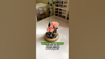 Building Blocks Mini Flower Garden🌸🧱 #shorts