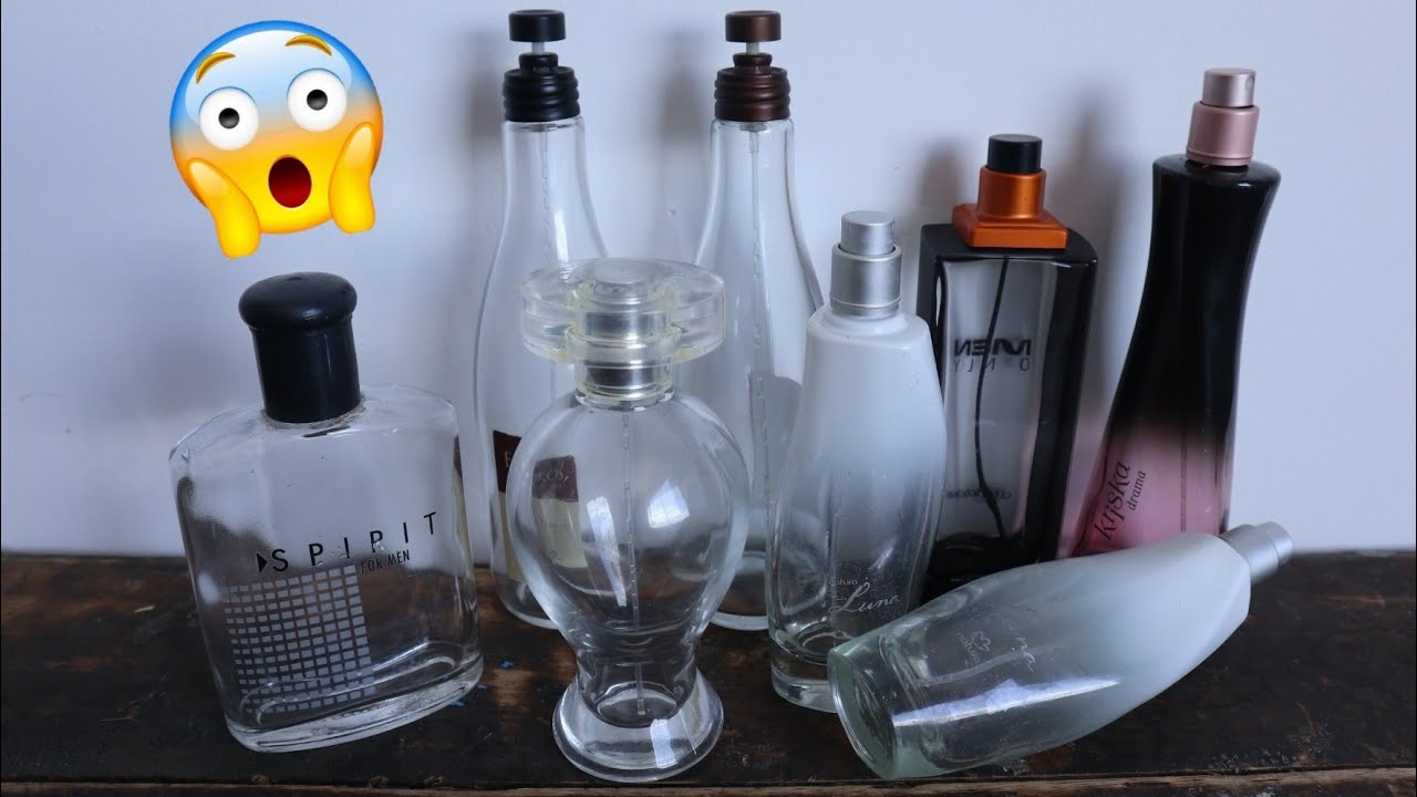 nunca mais jogue fora Ideias Brilhantes com Vidros de Perfume Decoração Artesanato