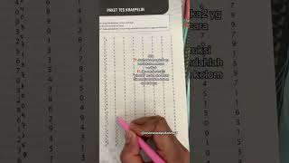 Tes koran - Tes pauli #soalpsikotes #teskoran #lowongankerja