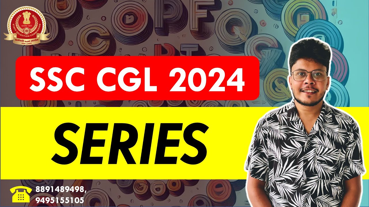 SERIES - SSC CGL 2024 - STUDY PLAN - Revision Class - YouTube