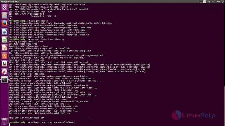 How to install Arc themes and icons on Ubuntu 16.04