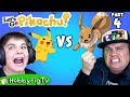 Let's Go Pikachu 4 Battle HobbyDad's Eevee by HobbyPigTV